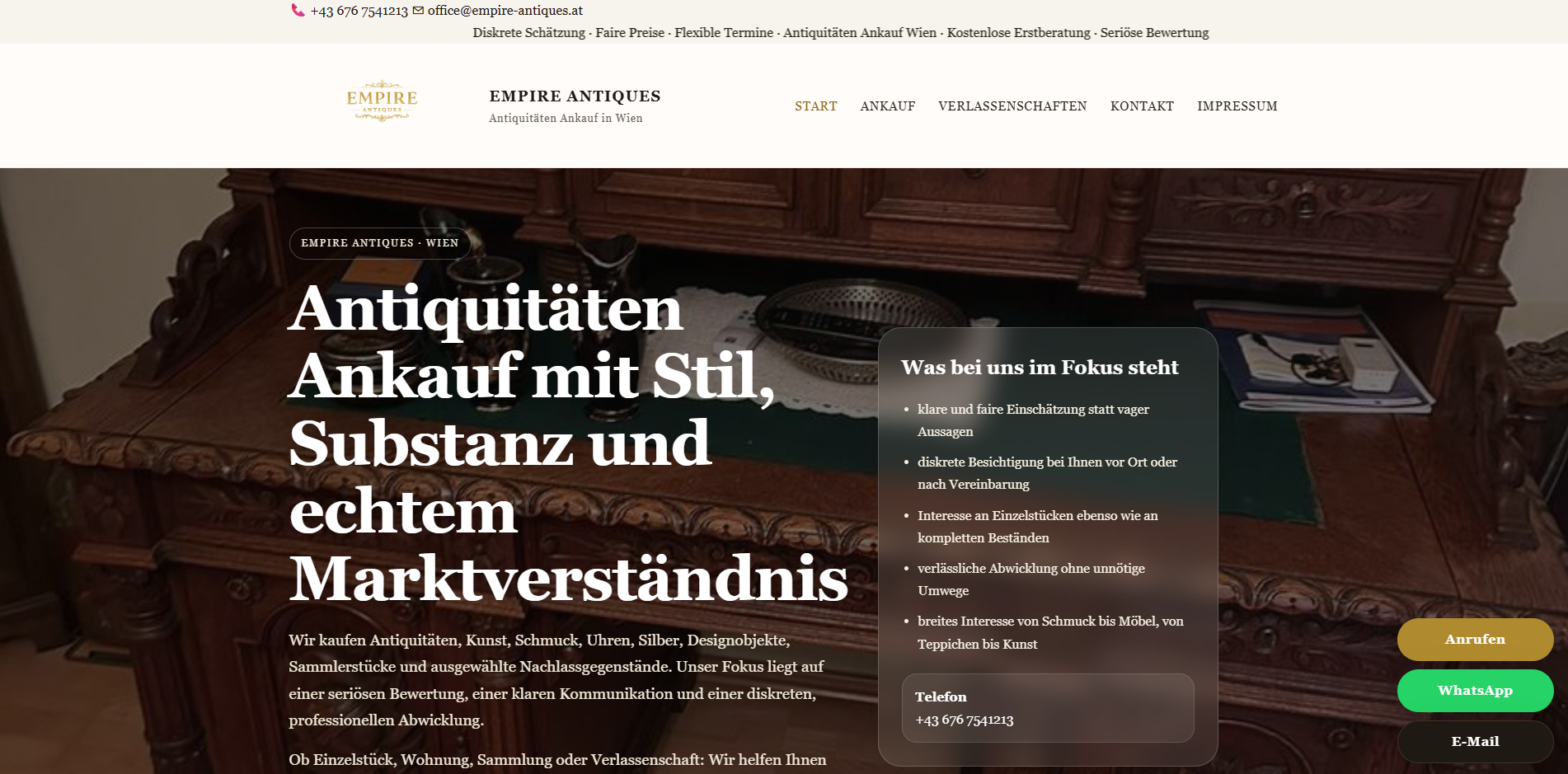 Empire Antiques Wien